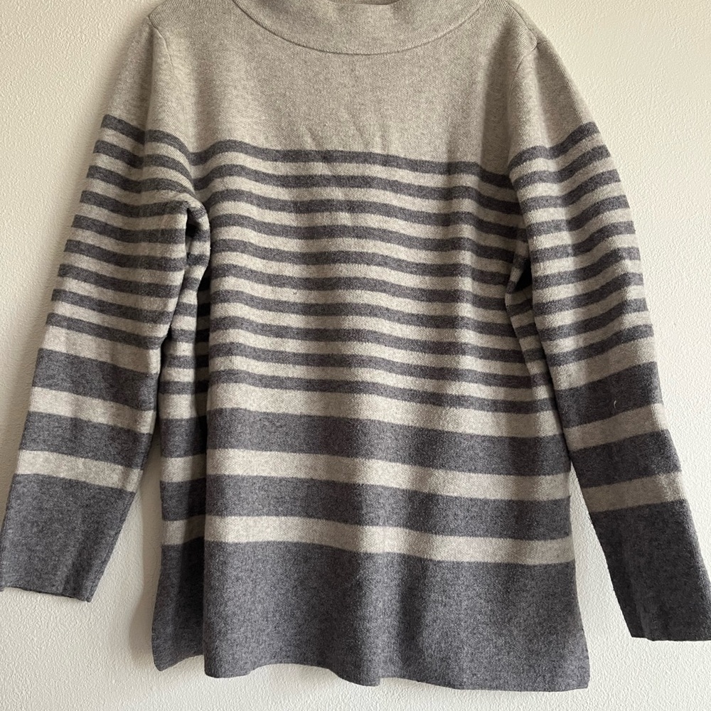 Apt. 9 Gray Cowl Neck Sweater